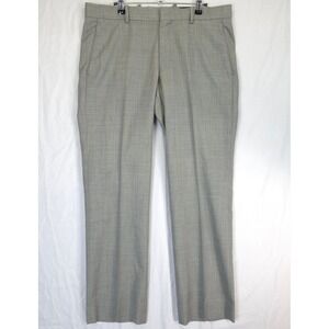 Theory Wool Blend Dress Pants Mens 34 Gray Tailored Office Business Trousers